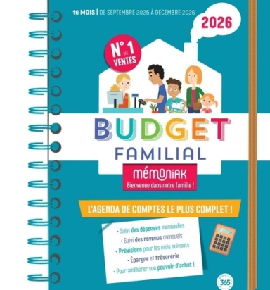 Budget familial Mémoniak  Edition 2025-2026 Editions 365 Nesk