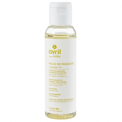 Huile de massage BIO bébé 100 ml Avril