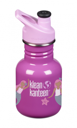 Gourde en inox 355 ml Sport Cap Fuxia Klean Kanteen