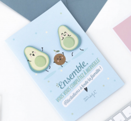 Carte Ensemble vous vous complétez à merveille Mr Wonderful