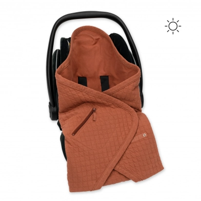 Biside couverture nid d'ange 0-12m Brick QUILTED + JERSEY Bemini