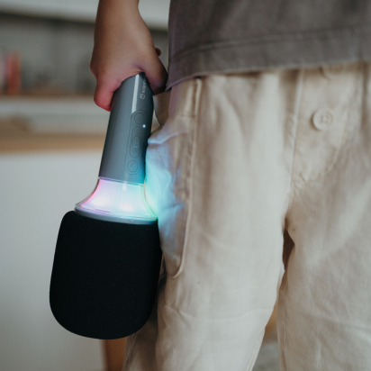 KIDYMIC Micro karaoké Bleu Kidywolf