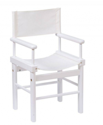 Fauteuil metteur en scène blanc Moulin Roty