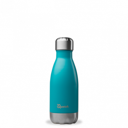 Bouteille Isotherme - 260ml - Turquoise - Qwetch