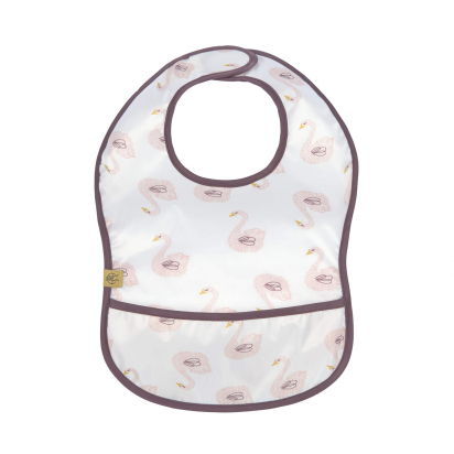 Bavoir léger imperméable - Petit cygne - Lassig