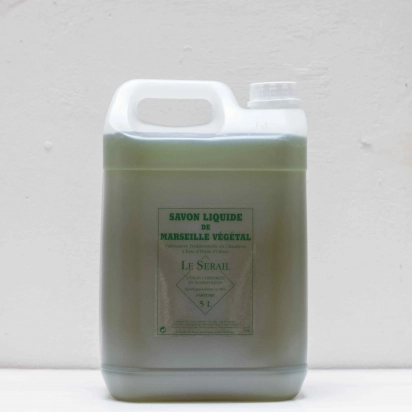Savon de Marseille liquide à base d'huiles d'olives - 5 litres - Le serail