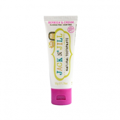 Dentifrice naturel au goût fruité BIO - baies (berries cream) - Jack n'Jill