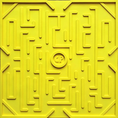 Parcours à billes Game Plak' Laby Jaune