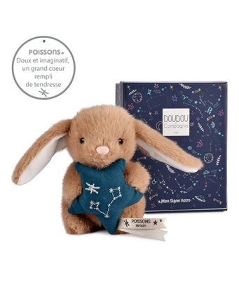 DOUDOU ASTRO Poissons - 12 cm Doudou et compagnie