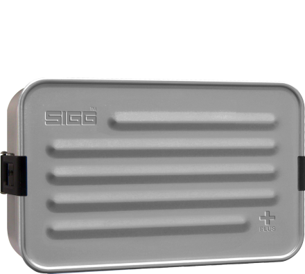 Boîte repas alu L avec insert silicone - Sigg