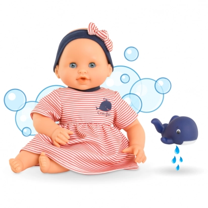 Poupon Bébé Bain Calypso Baleine