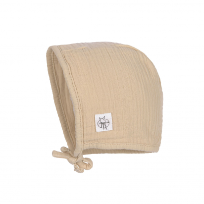 Bonnet en mousseline GOTS - nature - Lassig