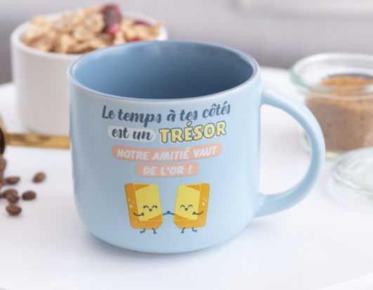 Mug Tasse Le temps à tes côtés est un trésor FR - Mr wonderful