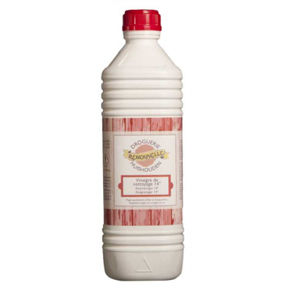 Vinaigre de nettoyage 14° 1L Droguerie renouvelle