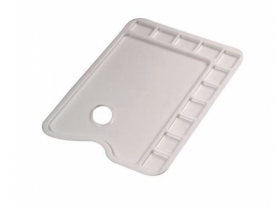 Palette rectangulaire peinture