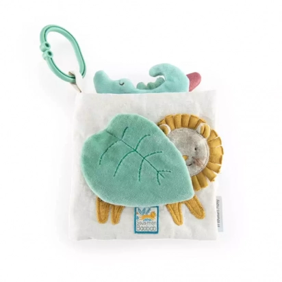 Livre tissu d'activités Sous mon baobab Moulin Roty