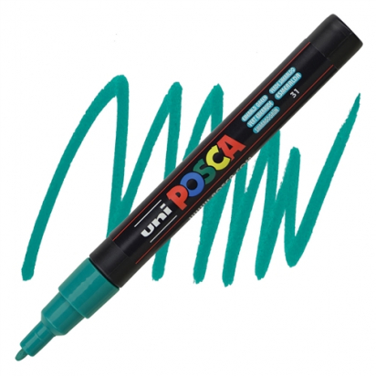 Marqueur PC3M pointe fine 0,9-1,3 mm Vert Emeraude POSCA