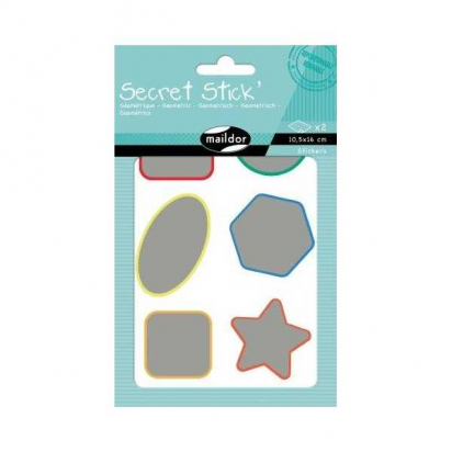 Secret Stick - Gommettes à gratter - Maildor