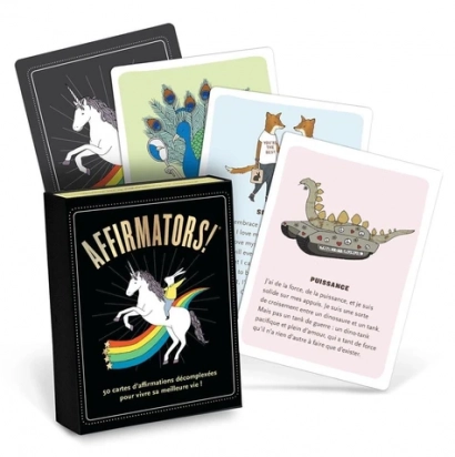 Affirmators !. 50 cartes d'affirmations décomplexées pour vivre sa meilleure vie !