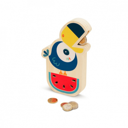 Tirelire en bois Pablo Lilliputiens