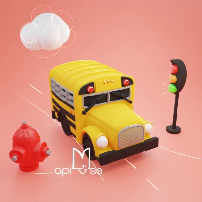 La Muse Bus Figurine musicale ApiMuse