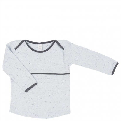 T-shirt manches longues en coton Fiji - Soft baby blue - Koeka