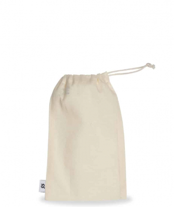 Pochon en coton Bio pour bouteille 260ml Qwetch