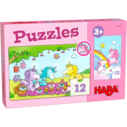 Puzzles Licornes dans les nuages Rosalie et ses amis Haba