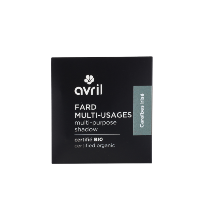 Fard à paupières Caraïbes irisé certifié bio – Recharge maquillage multi-usage – Avril