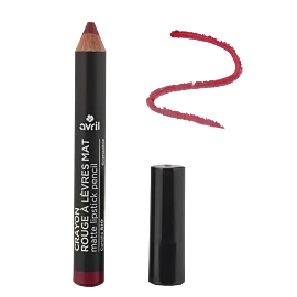 Crayon rouge à lèvres mat Grenadine Certifié bio Avril