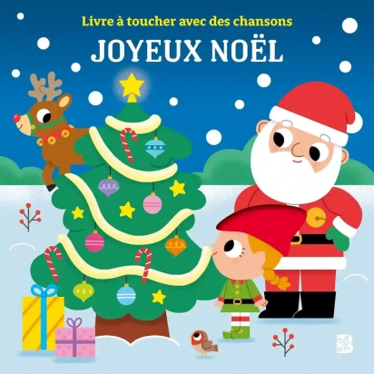 Joyeux Noël Livre à toucher avec des chansons Ballon