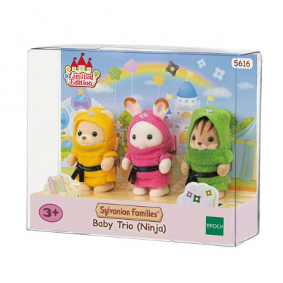 Trio bébés costumes ninja Sylvanian Families