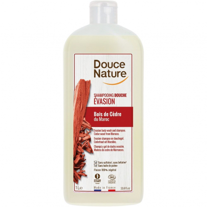 Shampooing douche évasion Bois de cèdre 1L - Douce nature