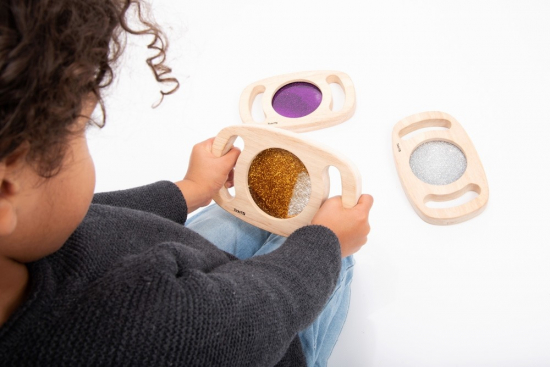 Lot de 3 appareils photo sensoriels Glitter Tickit