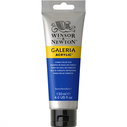 Peinture acrylique Bleu Cobalt 120 ml Galeria Winsor et Newton