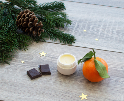 Baume à lèvres coco - cacao - mandarine par BIOFLORE