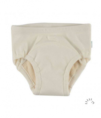 Culotte d'apprentissage lavable Ecru Popolini