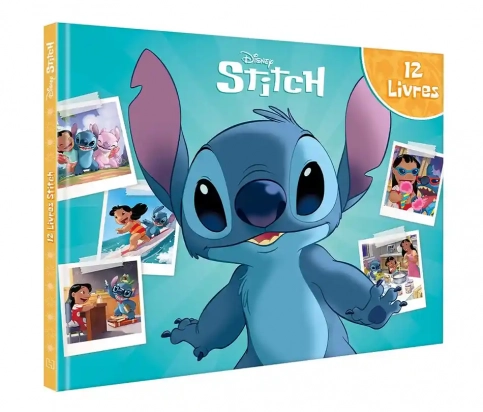 Stitch - Coffret avec 12 livres - Album Disney