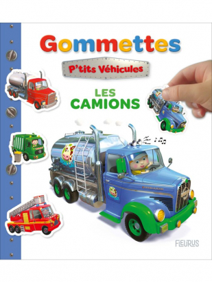 Gommettes P'tits véhicules Les camions Fleurus