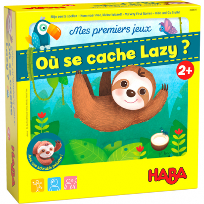 Mes premiers jeux Où se cache Lazy Haba