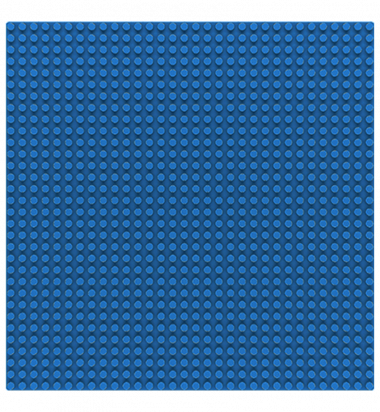 Plaque de base 32 x 32 bleue Sluban