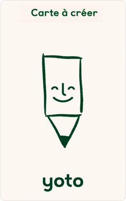 Cartes à créer et autocollants Pack de 10 pour Yoto