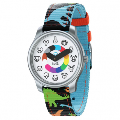 Montre Animaux + bracelet Dino Twistiti