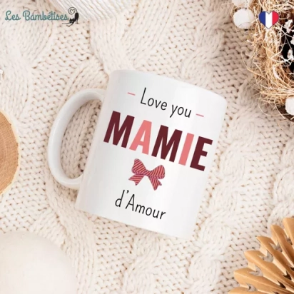 Tasse mug Love You MAMIE d'amour Les bambetises