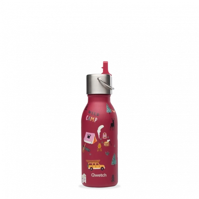 Bouteille isotherme 350 ml Yosemite Grenat Qwetch