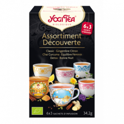 Yogi tea Assortiment découverte 6x3 sachets