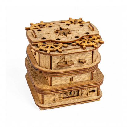 Casse-tête Cluebox – Escape room dans une boîte: Casier de Davy Jones