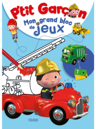 Mon Grand bloc de jeux Ptit Garçon Fleurus