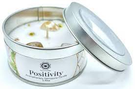 Bougie Green Tree 'Positivité' Citrine + Thé vert 70g