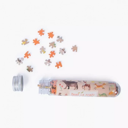Mini puzzle Dans la forêt 150 pièces Les grands explorateurs Moulin roty